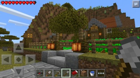 Minecraft Pe サトリ村だより 第1農場 を建築しました 外観編