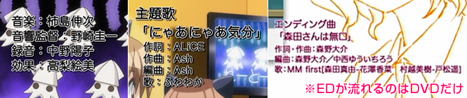 TVアニメ2期『森田さんは無口。2』の音