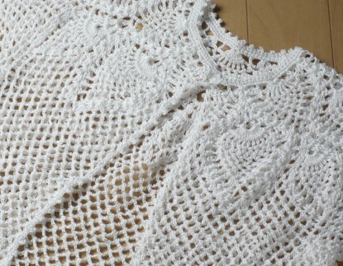手編みセット☆綿100％の糸で編むキッズ用カーディガン - ベビー