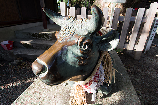 大乃伎神社牛像