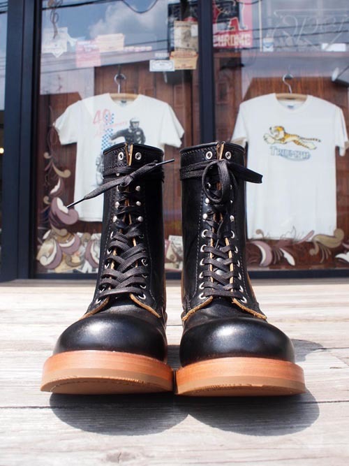 ROOSTER AD-S-02 STEERHIDE LACE-UP BOOTS