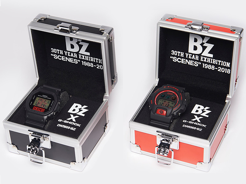 抽選販売 B'z G-SHOCK DW-6900 “LIMITED MODEL” RED / DW-5600 BLACK 
