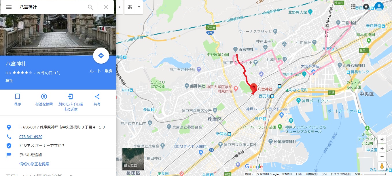 八宮神社　マップ